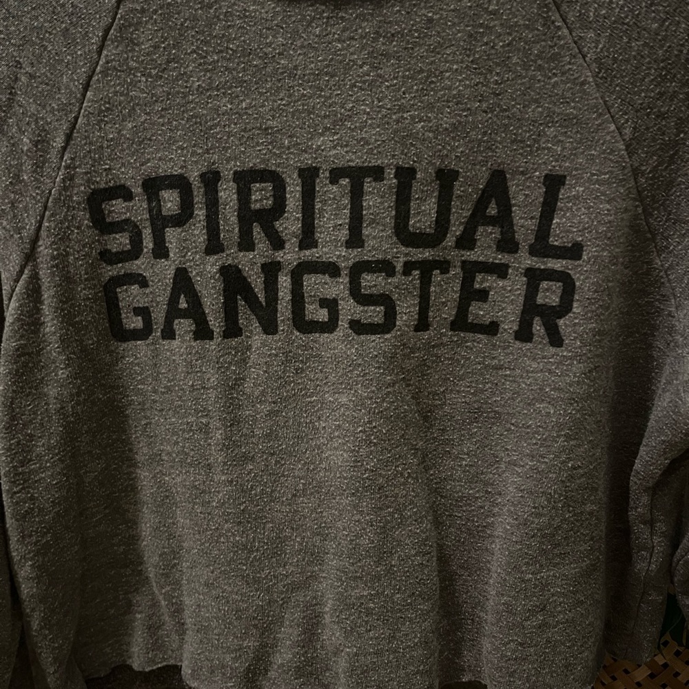 Spiritual Gangster sweatshirt (cropped) - Picture 2 of 4